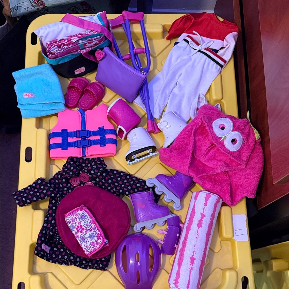 American girl doll accessory lot